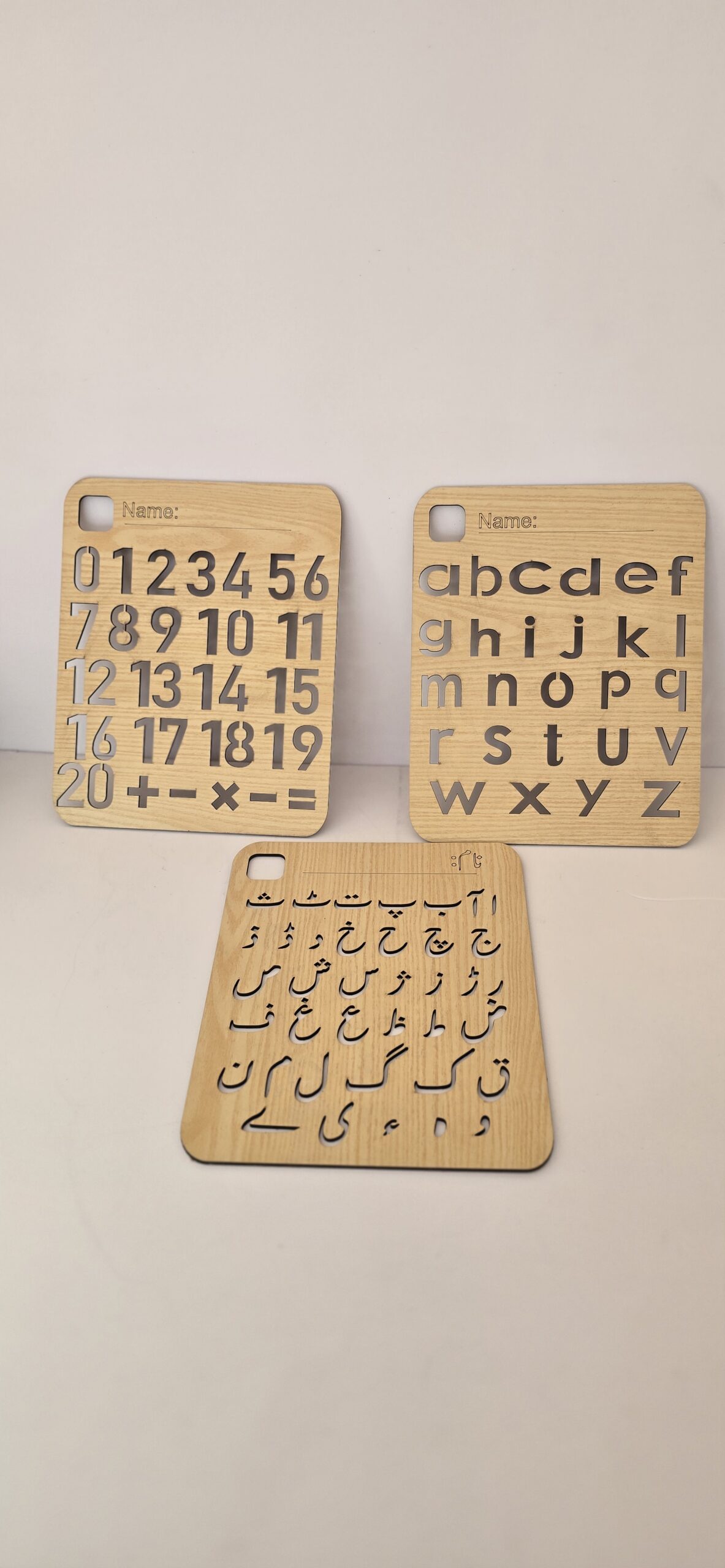 Educational Wooden Stencils
